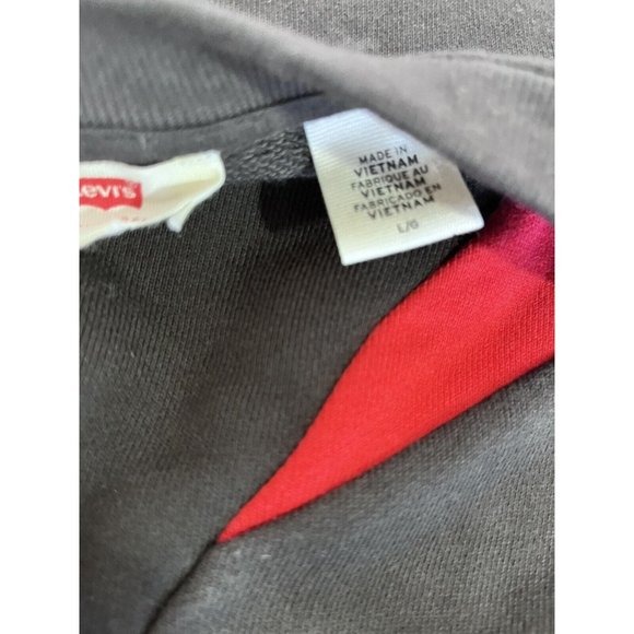 Levis Florence Crew Sweatshirt Womens Large Waist Tie - Picture 9 of 11